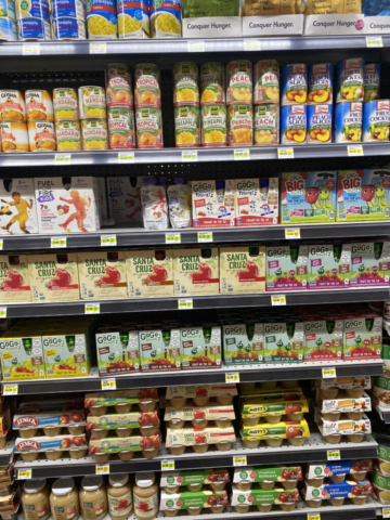 Sol Foods Supermarket - Aisle 5 - Canned Fruit, Apple Sauce