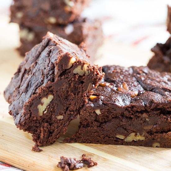 Triple Chocolate Brownie Platter