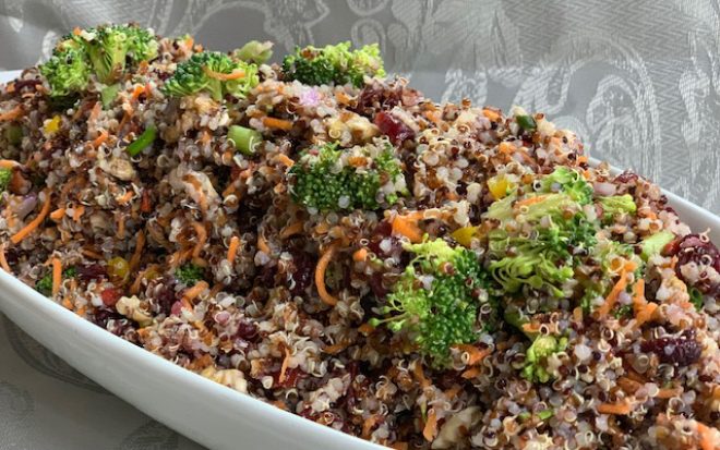 Cranberry-Walnut Quinoa Salad