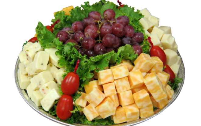 Domestic Cheese Platter with Crackers